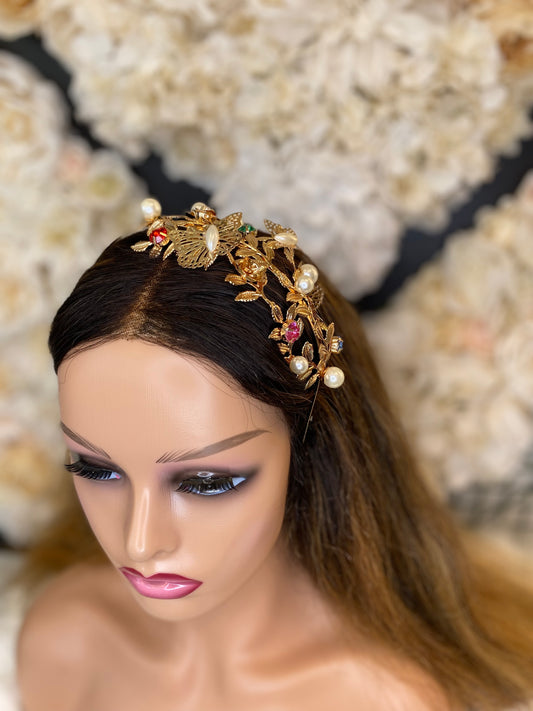 Royal Floral Headband